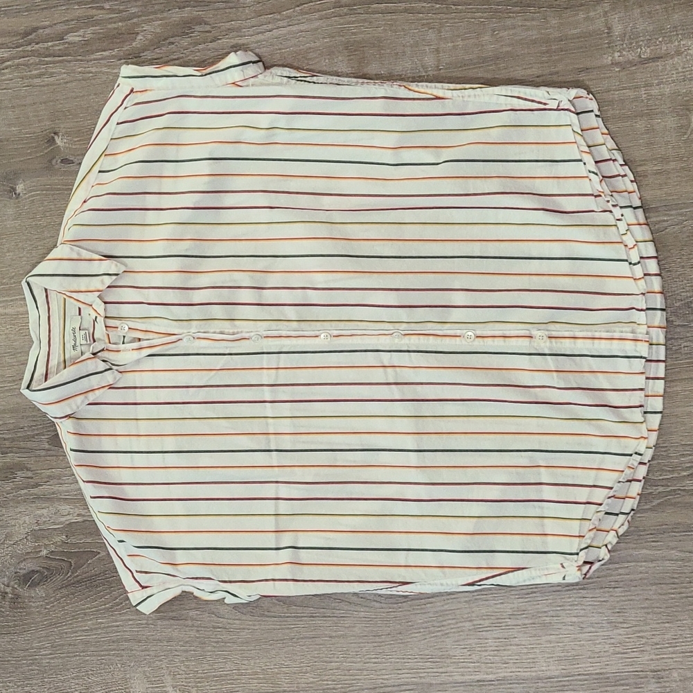 Madewell Central shirt in Sadie stripe
